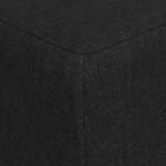 vidaXL Canapé-lit pliable 90 x 63 x 45 cm Noir