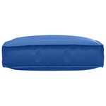 vidaXL Coussin palette pour siège Bleu Royal 60x60x12 cm Tissu Oxford