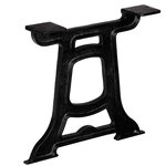 vidaXL Pied de table basse 2 Pièces Cadre en Y Fonte