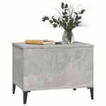 vidaXL Table basse Gris béton 60x44 5x45 cm Bois d'ingénierie