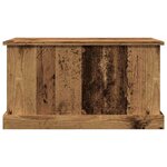vidaXL Boîtes de rangement vieux bois 70x40x38 cm bois d'ingénierie