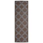 vidaXL Tapis d'extérieur ARAKIL marron 80x250 cm PP