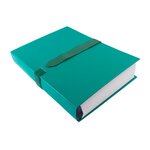 Chemise Dos Extensible Balacron Et Sangle Scratch. - Vert - X 10 - Exacompta