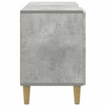 vidaXL Meuble TV 102 x 34 5 x 50 cm Gris béton Bois d'ingénierie