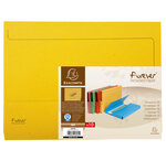 Paquet 10 chemises poche A4 FOREVER Jaune x 10 EXACOMPTA