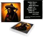 Pièce de monnaie en Argent g 31.1 (1 oz) Millésime 2024 GRIM REAPER