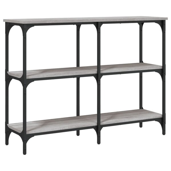 vidaXL Table console sonoma gris 100x29x75 cm bois d'ingénierie