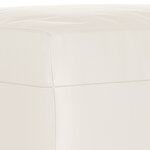 vidaXL Banc Beige 70x35x41 cm Tissu microfibre