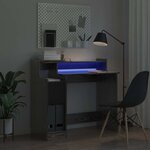 vidaXL Bureau Chêne noir 97 x 45 x 90 cm Bois d'ingénierie