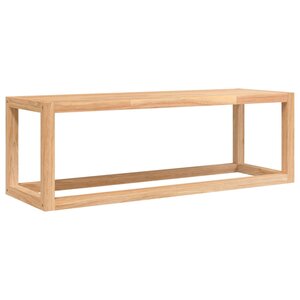 vidaXL Porte-serviette 60x20x20 cm Bois massif de noyer