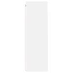 vidaXL Meuble TV mural Blanc 30 x 31 x 100 cm Bois d'ingénierie