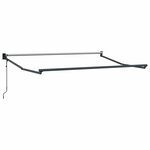 vidaXL Cadre de store rétractable électrique Anthracite 3 5 x 2 m