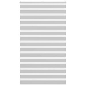 vidaXL Store zèbre gris clair largeur du tissu 125 9 cm polyester