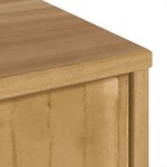 vidaXL Meuble TV avec tiroir ODDA 79x24x40 cm bois massif pin