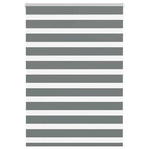 vidaXL Store zèbre gris foncé largeur du tissu 95 9 cm polyester