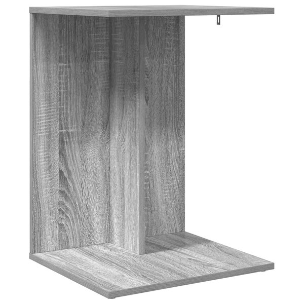 vidaXL Table d'appoint Gris Sonoma 45 x 40 x 62 5 cm Bois d'ingénierie