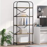 vidaXL Étagère chêne artisanal 80 x 30 x 183 cm Bois d'ingénierie