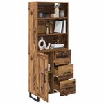 vidaXL Haut Armoire Bois ancien 69 5 x 34 x 180 cm Bois d'ingénierie
