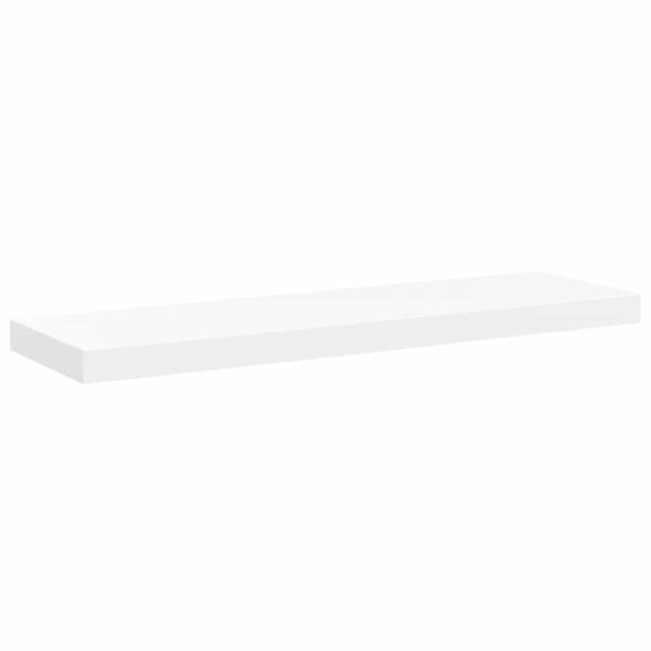 vidaXL Étagère flottante murale blanc 80x23 5x3 8 cm MDF