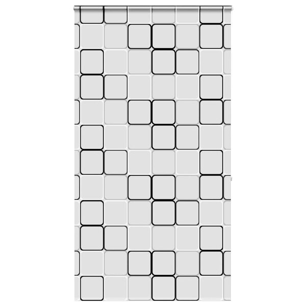 vidaXL Store enrouleur de douche avec cassette largeur du tissu 136 cm