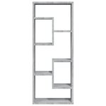 vidaXL Étagère murale Sonoma gris 36x16x90 cm Bois d'ingénierie