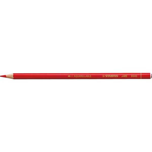 Crayon de couleur ALL toutes surfaces rouge x 12 STABILO