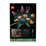 Lego creator expert 10280 bouquet de fleurs  fleurs artificielles  kit de décoration florale diy  set pour adultes