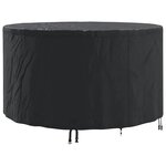 vidaXL Housse pour mobilier d'extérieur 157 x 157 x 71 cm Tissu 210D