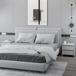 vidaXL Tables de chevet 2Pièces gris béton 45x34 5x44 5cm bois ingénierie