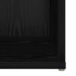vidaXL Meuble TV Chêne noir Bois d'ingénierie