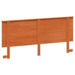 vidaXL Tête de lit cire marron 180 cm bois massif de pin