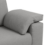 Canapé 3 places vidaXL Gris nuage 178 cm en tissu