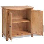 vidaXL Buffet 70x35x75 cm Bois de chêne massif