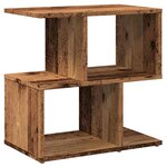 vidaXL Tables de chevet 2Pièces vieux bois 50x30x51 5cm bois d'ingénierie