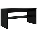 vidaXL Meuble TV Chêne noir 80 x 35 x 40 cm Bois d'ingénierie