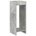 vidaXL Support de Plante Gris béton 30 x 30 x 80 cm Bois d'ingénierie