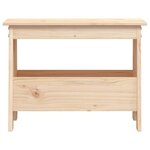 vidaXL Banc d'entrée 60x28x45 cm bois de pin massif