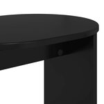 vidaXL Table d'appoint Noir 50 x 39 5 x 55 cm Bois d'ingénierie