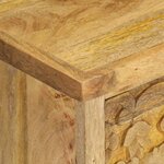 vidaXL Table de chevet Bois de manguier massif 40x30x50 cm