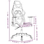 vidaXL Chaise de jeu de massage Noir et camouflage Similicuir