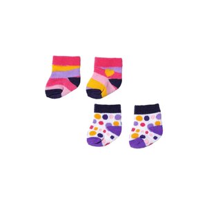 Zapf Creation 836057 - Baby born 2 paires de chaussettes  Assortiment