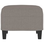 vidaXL Repose-pied Taupe 60x50x41 cm Tissu