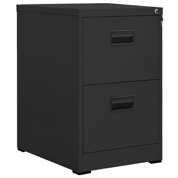 vidaXL Classeur Anthracite 46x62x72 5 cm Acier