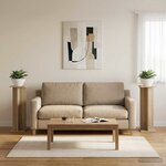vidaXL Support de Plante 2 pièces Chêne Sonoma 25 x 25 5 x 80 5 cm