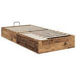 vidaXL Cadre de lit ottoman Bois ancien 193 x 120 x 25 cm