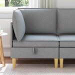 vidaXL Sofa avec rangement Tissu