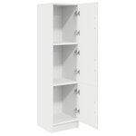 vidaXL Haut Armoire Blanc 31.5 x 32 x 122.5 cm