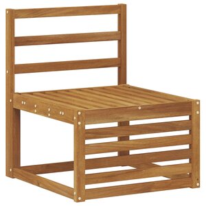 vidaXL Sofa de milieu extérieur Bois d'Acacia Massif Naturel