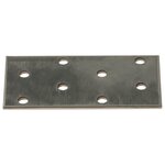 vidaXL Plaques perforées 60 Pièces 2 mm 80x40 mm acier galvanisé