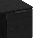 Table basse vidaXL Chêne noir 50x50x36 cm Bois d'ingénierie